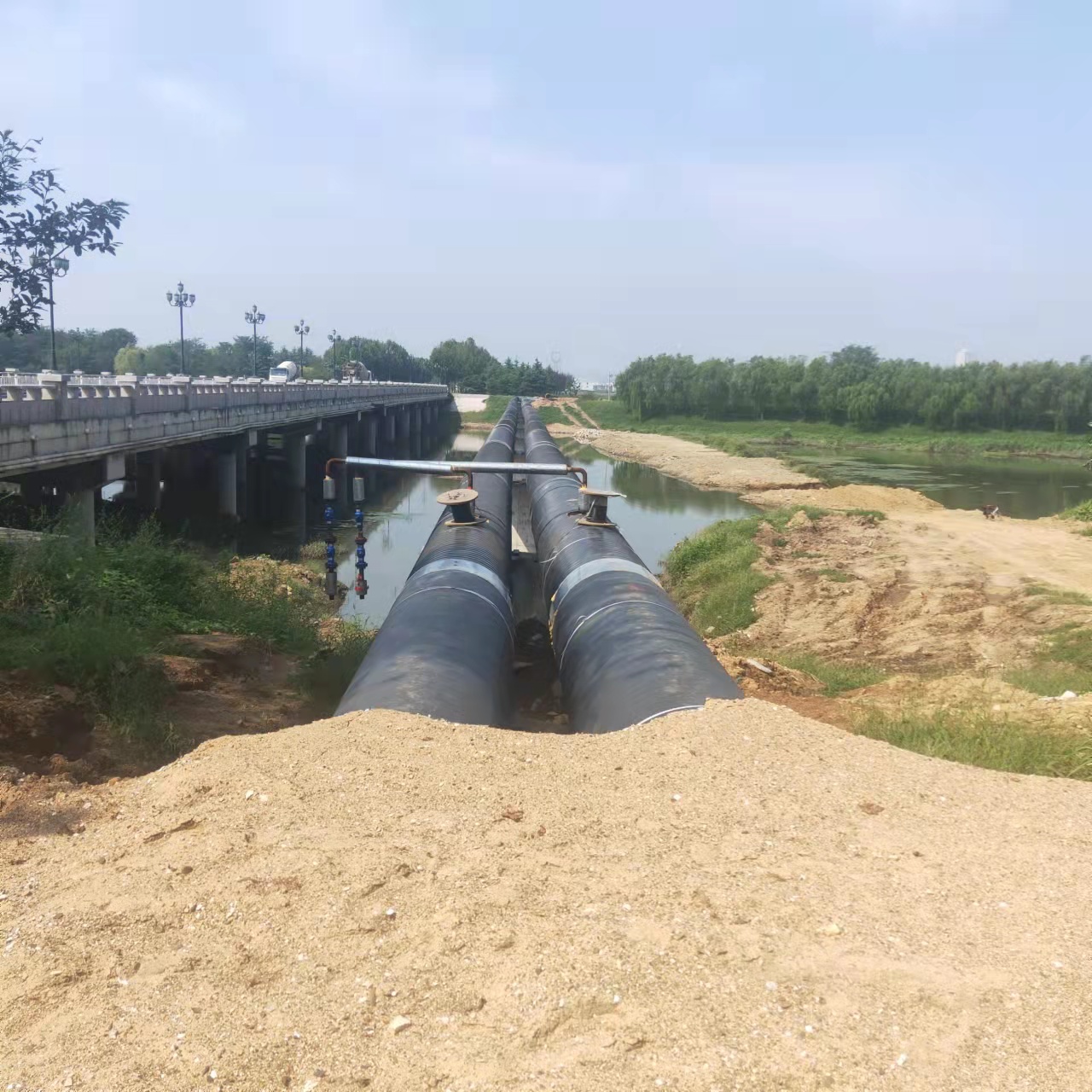 河源西气东输管道施工输油管道清洗
